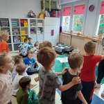 Zajęcia edukacyjne ze zwierzętami gr. I i II.