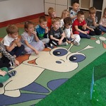 Zajęcia edukacyjne ze zwierzętami gr. I i II.