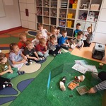 Zajęcia edukacyjne ze zwierzętami gr. I i II.