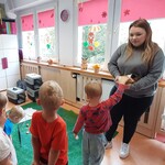 Zajęcia edukacyjne ze zwierzętami gr. I i II.