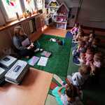 Zajęcia edukacyjne ze zwierzętami gr. I i II.